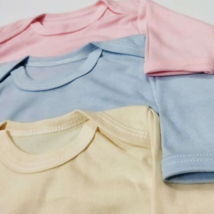 Pack of 3 Baby Inner Vests – Full-Sleeve Vest for Newborns and Infants (0-12 Months) – White and Multicolor - Image 8