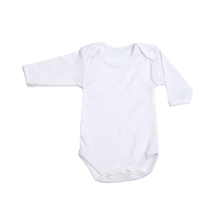 Pack of 3 Baby Bodysuits – Full-Sleeve Romper Set for Newborns and Infants (0-12 Months) – White & Multicolor Options